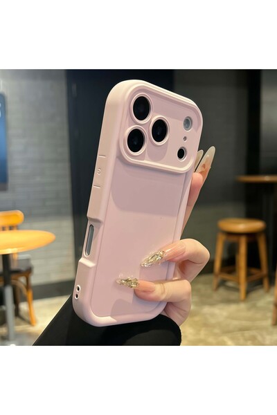 Choice76 جراب سميك مقاوم للصدمات لهاتف آيفون 15 برو ماكس، لون وردي، متوافق مع...