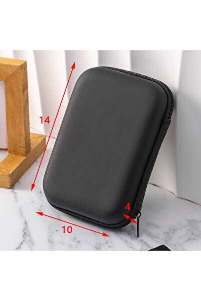 Choice11 حقيبة تخزين أدوات رقمية صغيرة محمولة من الجلد الصناعي بحجم 14 × 10 ×...