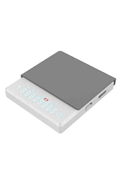 Choice ميزان قهوة رقمي صغير من وايت إيكابي مع مؤقت، 2 كجم/0.1 جم، عالي الدقة،...