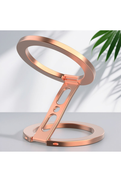 Choice4 A-Rose gold Mobile Phone Strong Magnetic Holder for Magsafe Double-si...