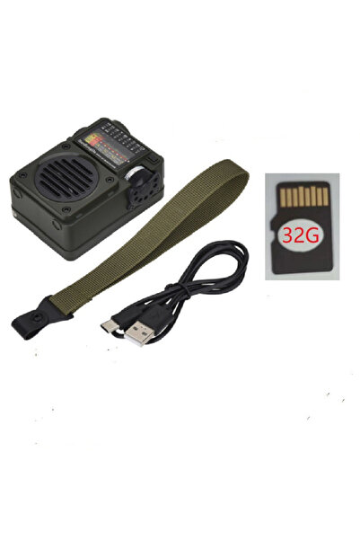Choice1 راديو HRD-700 كامل النطاق MW/FM/SW/WB مع بطاقة ذاكرة TF سعة 32 جيجابا...