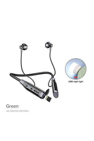 Choice1 سماعات رأس لاسلكية بلوتوث من إيرديكو، لون أسود، A12L، تدوم حتى 100 سا...