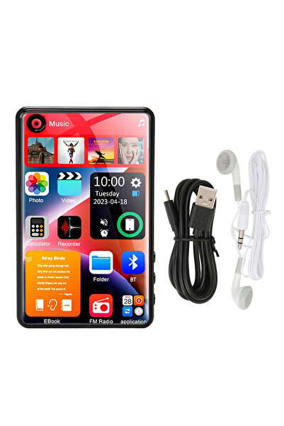 Choice 16GB 4 Inch MP3 Bluetooth Player Music Player Built-In Speaker 16G Ful...