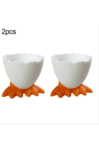 Choice1 2pcs 1/2/4PCS high footed Chicken egg tray cup Plastic egg tray Cute ...