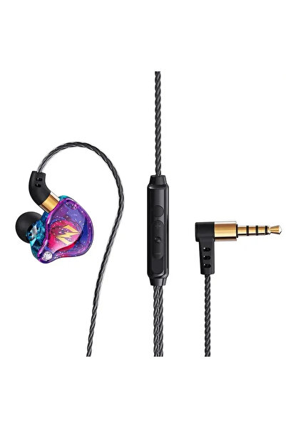 Choice4 VIKEFON Purple QKZ ZEN Dynamic Wired Earphones HIFI Heavy Bass Earbud...