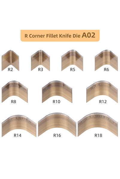 Choice1 A02-1SET R Angle Cutter Die 1/2 Half Round Cutter Die Wallet Round Co...
