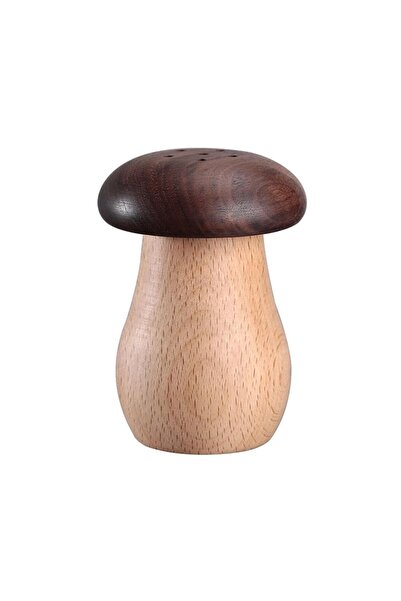 Choice حامل أسنان خشبي مبتكر على شكل فطر، قطعة واحدة، موزع أسنان محمول