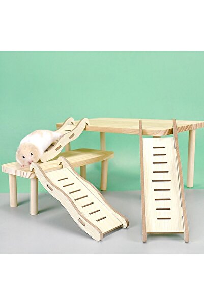 choice2 L Wooden Hamster Ladder Suspension Bridge Small Pet Wood Ladder Gerbi...