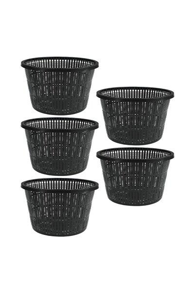 Choice ٥ قطع من أواني شبكية للنباتات المائية، مقاس ٨٫٣ بوصة، سلة زهور بلاستيك...