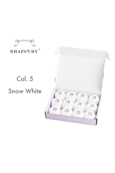 Choice16 size 8 Col. 5 Rhapsody Size 8 Pearl Cotton #8 Perle Crhet Thread Egy...