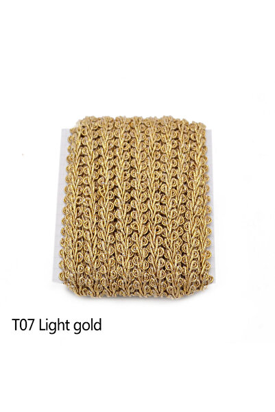 choice2 5m T07 5meters/lot Gold Silver Braided Lace Trim Fabric Sewing Lace R...