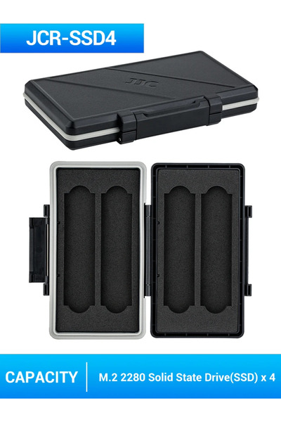 Choice علب تخزين بطاقات الذاكرة JJC ذات 4-6 فتحات، حامل SSD، تخزين محركات أقر...