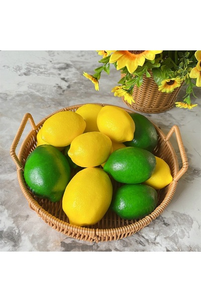 Choice1 ستة ليمونات مختلطة، ستة ليمونات صناعية، نماذج فاكهة ليمون صناعية من ا...