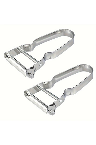 Choice مقشرة خضروات وفواكه من الفولاذ المقاوم للصدأ، قطعة واحدة، متعددة الاست...