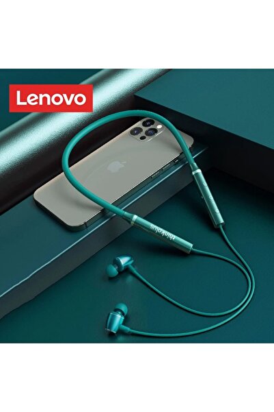 Choice سماعات أذن لاسلكية بلوتوث V5.0 أصلية من لينوفو HE05X Pro باللون الأخضر...