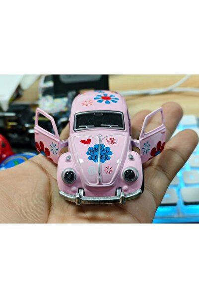 Choice1 Latte-Art-pink (Bagged) 1/36 Scale Replica Beetle Retro Toy, Die-Cast...