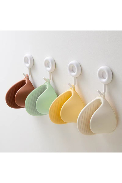 Choice white 2PCS Silicone Oven Mitts Heat Resistant, Silicone Potholders for...