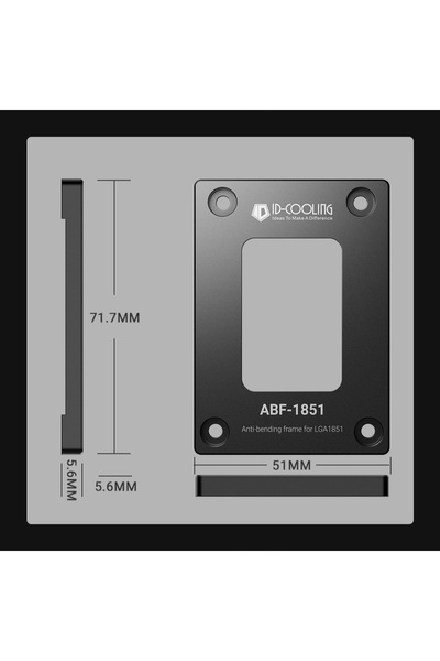 Choice black ID Cooling ABF 1851 BLACK All Aluminum 15th Generation CPU Bend ...