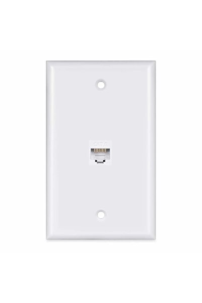 Choice لوحة جدارية إيثرنت من نوع Cat 6 من Natalink، منفذ واحد، قابلة للإزالة،...