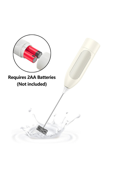 Choice1 مخفقة حليب لاسلكية، خلاط قهوة، مضرب بيض كهربائي، خفاقة صغيرة، مضرب كا...