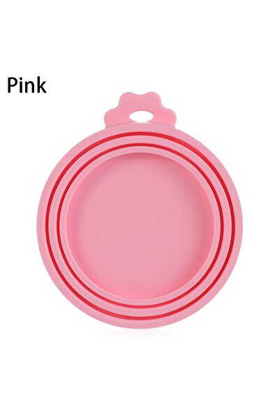 Choice3 Pink 3 In 1 Silicone Canned Lid Reusable Food Tin Cover Keep Fresh Ki...