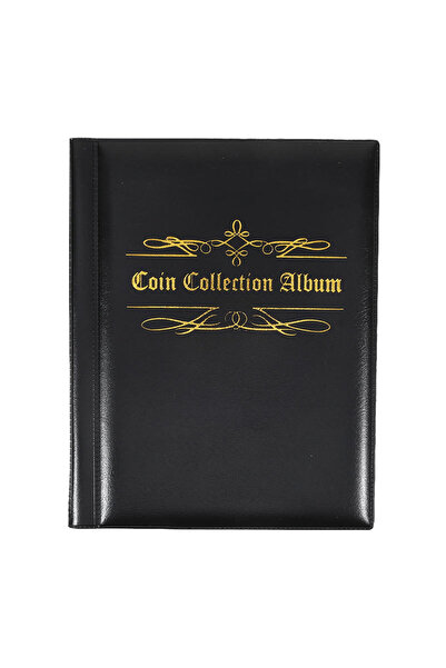 Choice5 A-Black 480 Coins 480 Coin Collectible Organizer Memorial Album Colle...