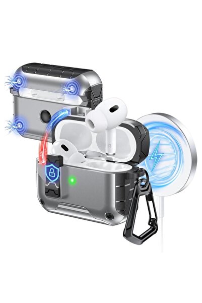 Choice5 جراب مغناطيسي أوتوماتيكي D لسماعات AirPods Pro 3، غطاء حامل للهاتف مع...