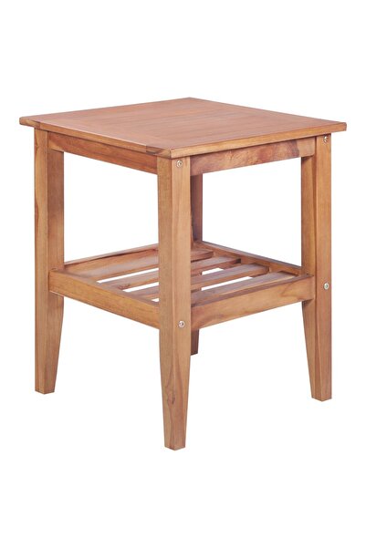 Concept Masă de cafea, 40 x 40 x 50 cm, lemn masiv de tec, pătrată