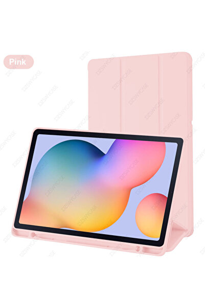 Choice1 جراب وردي اللون لجهاز Tab S6 Lite مقاس 10.4 بوصة، مع حامل قلم، وغطاء ...