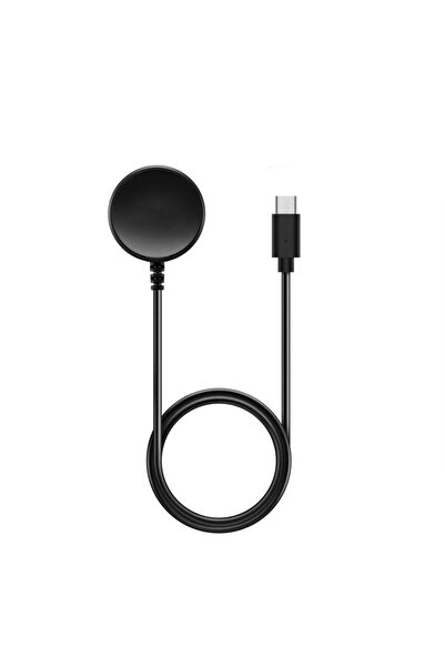 Choice شاحن لاسلكي مغناطيسي أسود من النوع C للساعات الذكية 8/7/6/5pro/5/4/3 A...