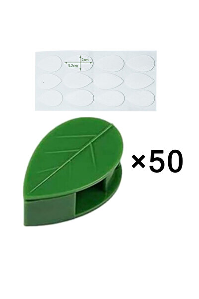 Choice ٥٠ قطعة من مشابك تثبيت النباتات على الجدران، لاصق أكريليك، مشابك تثبيت...