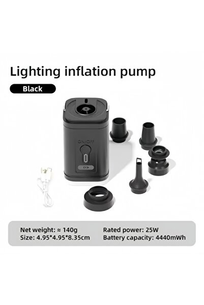 Choice Black Electric Air Pump Portable Mini Wireless Air Compressor&mattress...