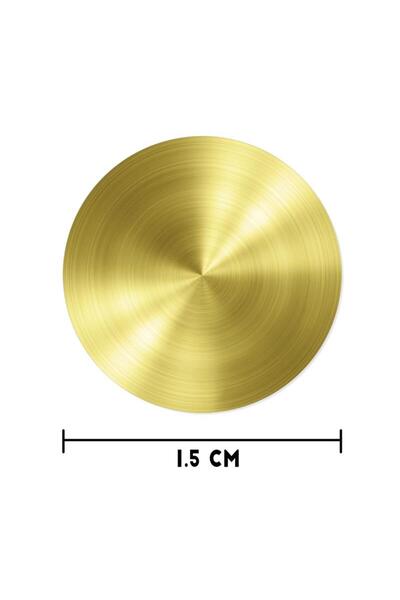 Choice22 ختم شمعي دائري الشكل خاص بقطر 1.5 سم، رأس ختم شمعي لدعوات الزفاف