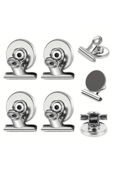 Choice 24 قطعة من مشابك الثلاجة المغناطيسية المعدنية (4/8/10/24 قطعة) - مشابك...