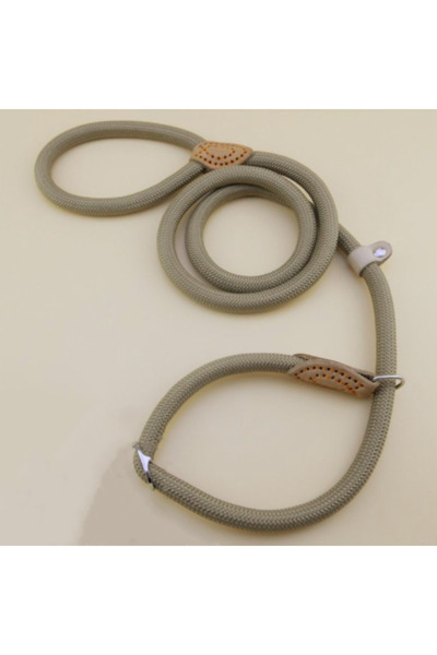 Choice20 0.6cmX180cm Beige New Dog Leash Slip Rope Lead Leash Heavy Duty Brai...