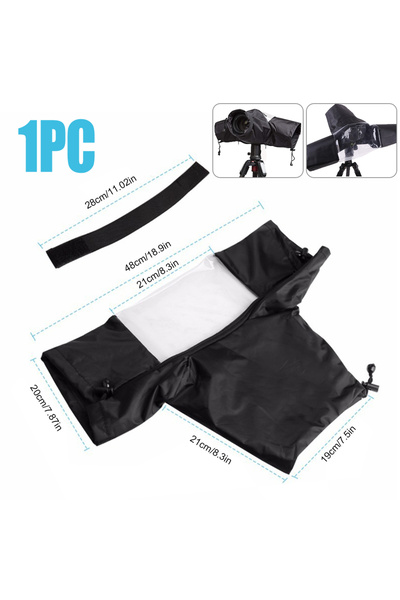 Choice غطاء واقٍ من المطر للكاميرا (قطعة واحدة أو قطعتين) لكاميرات كانون ونيك...