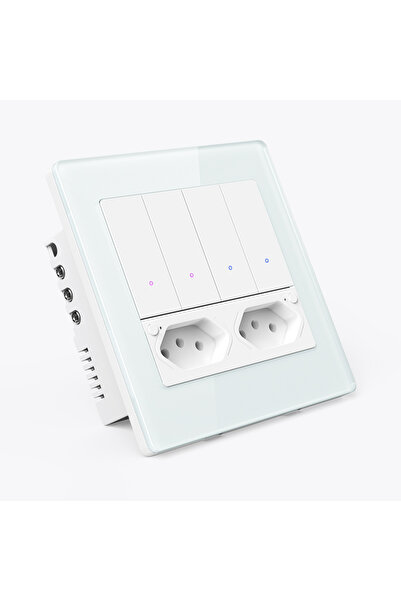 Choice AVATTO white AVATTO 4x4 WiFi Light Switch & Brazil Sket,Support Backli...