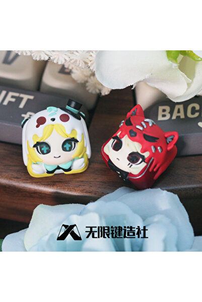 Choice1 غطاء مفتاح أجاز الأصلي بتصميم كاواي، شخصيات القصص الخيالية: ذات الردا...