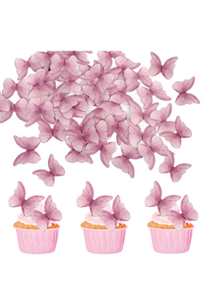 choice2 زينة عيد ميلاد على شكل فراشات ورقية زيتونية اللون، 48 قطعة، ألوان متع...