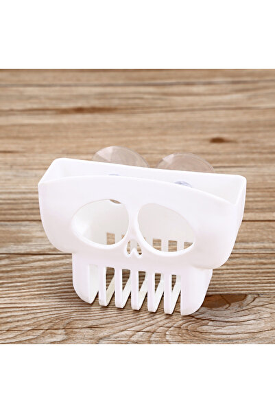 Choice1 white Creative kitchen dishwashing sponge drain rack suction cup sink...