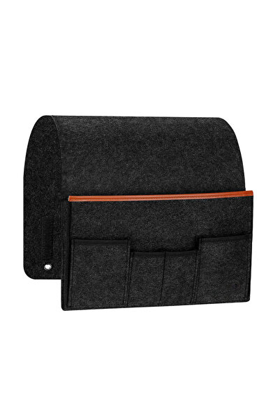 Choice black Felt Bedside Storage Bag Bed Desk Hanging Bag Sofa TV Remote Con...