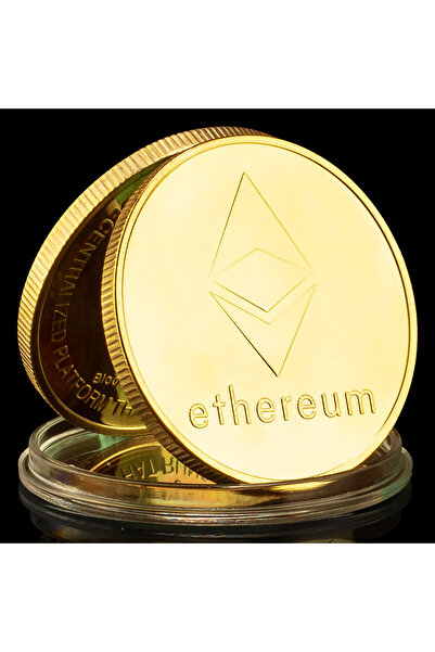 Choice عملة إيثيريوم ذهبية تذكارية مطلية بالفضة، عملة تذكارية قابلة للتحصيل، ...