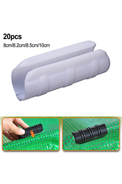 Choice 32mm 20Pc Greenhouse Frame Film Buckle Clip Greenhouse Snap Clamps Fil...