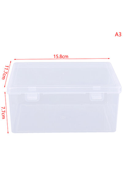 Choice1 صندوق تخزين A3 PP شفاف، منظم مكتبي، سعة كبيرة، ملصقات، حامل أقلام رصا...