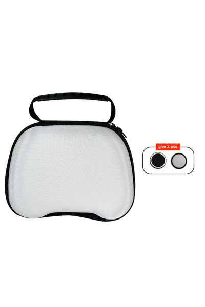 Choice1 White Portable Hard EVA Carrying Case for XBox PS4 PS5 Game Controlle...