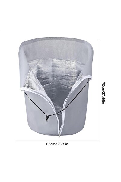 Choice أغطية أواني نباتات شتوية قابلة لإعادة الاستخدام، مقاس 65×70 سم، مزودة ...