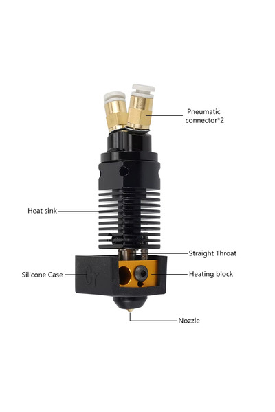 Choice ترقية قطع غيار طابعة ثلاثية الأبعاد 2 في 1، رأس طباعة ثنائي اللون، رأس...
