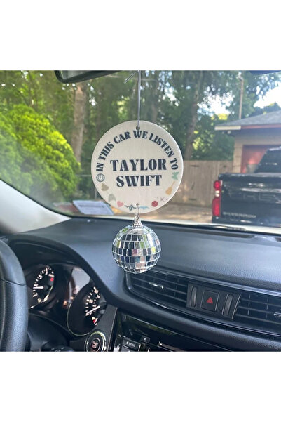 Choice قطعة واحدة من زينة مرآة الرؤية الخلفية للسيارة، لوحة ولافتة مكتوب عليه...