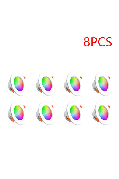 Choice alloet 8PCS 1-10PCS Tuya Bluetooth Smart Downlight Full Color Dimmable...