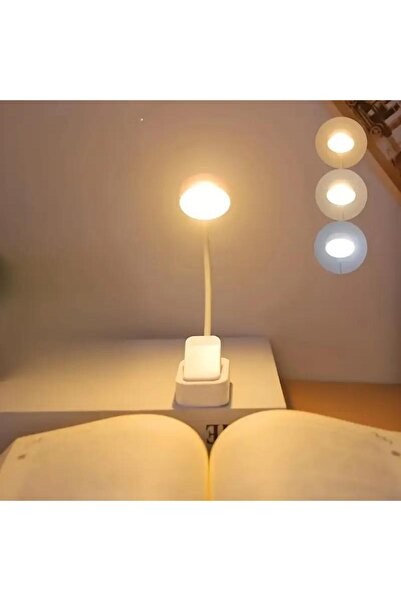 Choice Switchable Adjustable Bedside Lamp - 3 Colors Flexible Gooseneck Night...